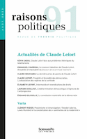 Raisons politiques 91, août 2023